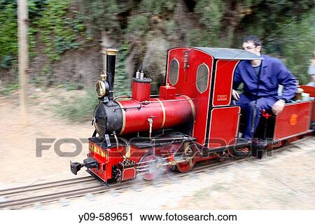 Miniature train, Parc del Castell de l? Oreneta, Barcelona. Spain View Large Photo Image Stock Image - Miniature train, Parc del Castell de l? Oreneta, Barcelona. Spain. Fotosearch
