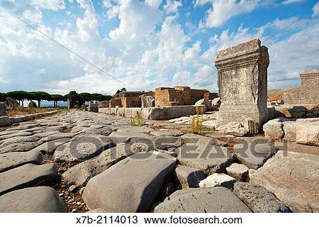 Minturno. Italy. Archaeolgical site of the ancient settlement of Minturnae. Via Appia. View Large Photo Image Stock Image - Minturno. Italy. Archaeolgical site of the ancient settlement of Minturnae. Via Appia.. Fotosearch