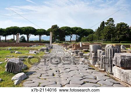 Minturno. Italy. Archaeolgical site of the ancient settlement of Minturnae. Via Appia. View Large Photo Image Stock Photograph - Minturno. Italy. Archaeolgical site of the ancient settlement of Minturnae. Via Appia.. Fotosearch