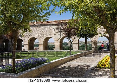 Mirador de los Arcos viewpoint, Santa Clara Square, Lerma, Burgos province, Castilla-Leon, Spain View Large Photo Image Stock Photograph - Mirador de los Arcos viewpoint, Santa Clara Square, Lerma, Burgos province, Castilla-Leon, Spain. Fotosearch