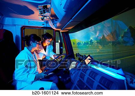 Picture - Mixed Simulator truck / bus. Fotosearch