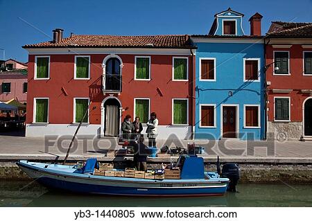 Mobile shop, Burano Island, Venice, Italy View Large Photo Image Stock Photography - Mobile shop, Burano Island, Venice, Italy. Fotosearch