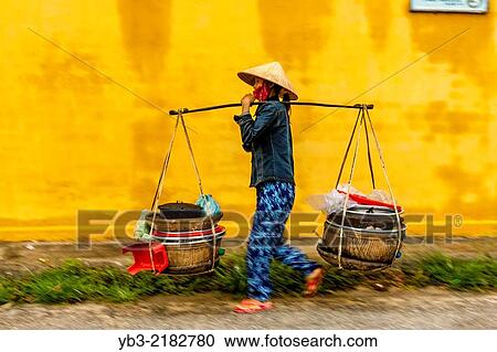 Mobile Street Vendor, Hoi An, Quang Nam Province, Vietnam. View Large Photo Image Stock Image - Mobile Street Vendor, Hoi An, Quang Nam Province, Vietnam.. Fotosearch