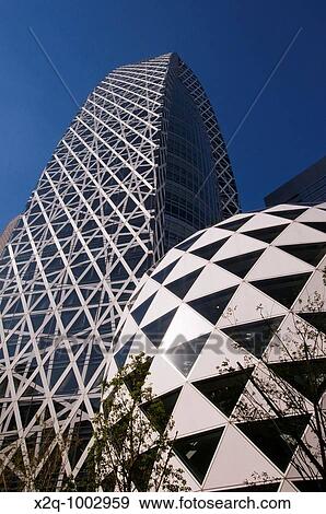 Mode Gakuen Cocoon Building in Shinjuku Tokyo Japan View Large Photo Image Stock Photo - Mode Gakuen Cocoon Building in Shinjuku Tokyo Japan. Fotosearch