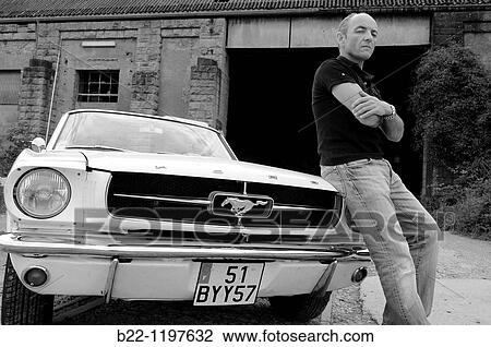 Stock Image - Model release, Ford Mustang Coupe 1965.. Fotosearch