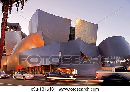 modern architecture by Frank Gehry at night, Walt Disney Concert Hall, Downtown Los Angeles, California, United States of America, USA View Large Photo Image Stock Image - modern architecture by Frank Gehry at night, Walt Disney Concert Hall, Downtown Los Angeles, California, United States of America, USA. Fotosearch