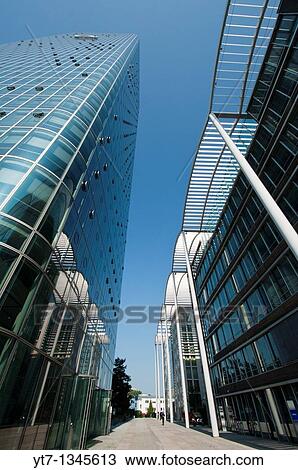 Stock Image - Modern architecture in Munich Germany. Fotosearch