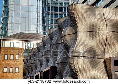 Modern Architecture (The Boiler Suit at Guy's Hospital), London, England. View Large Photo Image Stock Image - Modern Architecture (The Boiler Suit at Guy's Hospital), London, England.. Fotosearch