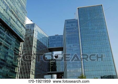 Stock Photo - Modern building in area of??Parque Arauco in Santiago Chile. Fotosearch