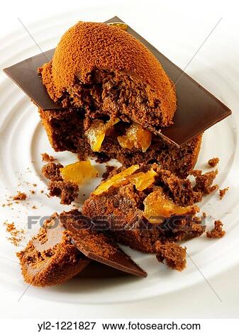 modern designed chocolate cake with a sponge case and chocolate filling, covered with cocoa powder View Large Photo Image Stock Photo - modern designed chocolate cake with a sponge case and chocolate filling, covered with cocoa powder. Fotosearch