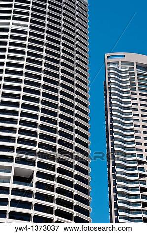 Stock Photo - Modern high rise buildings on George Street, Central Business District, Sydney, NSW, Australia. Fotosearch