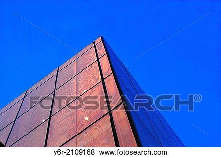 Stock Photo - Modern office building in the City of London business district on a sunny day in London, England.. Fotosearch