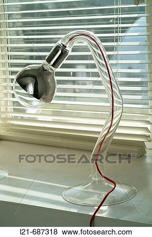 Modern standard lamp. View Large Photo Image Stock Photo - Modern standard lamp.. Fotosearch