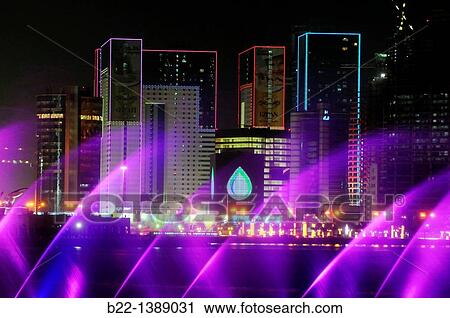 Modern towers, Doha, capital of the Emirate of Qatar, Arabian Peninsula, Persian Gulf, Middle East. View Large Photo Image Stock Image - Modern towers, Doha, capital of the Emirate of Qatar, Arabian Peninsula, Persian Gulf, Middle East.. Fotosearch