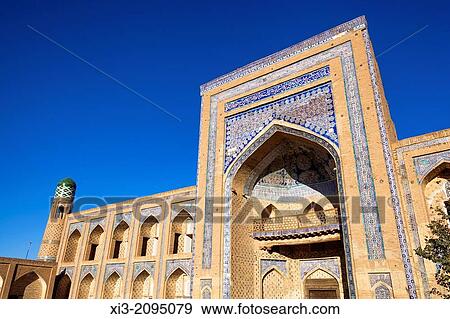 Mohammed Rahim Khan Madrasah housing Museum of History, Ichan Kala, Khiva, Uzbekistan. View Large Photo Image Stock Photo - Mohammed Rahim Khan Madrasah housing Museum of History, Ichan Kala, Khiva, Uzbekistan.. Fotosearch