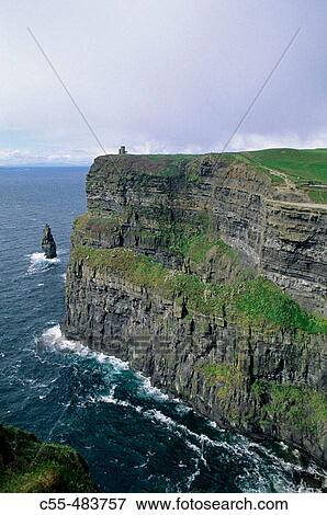 Moher cliffs. Co. Clare. Ireland. View Large Photo Image Stock Photo - Moher cliffs. Co. Clare. Ireland.. Fotosearch