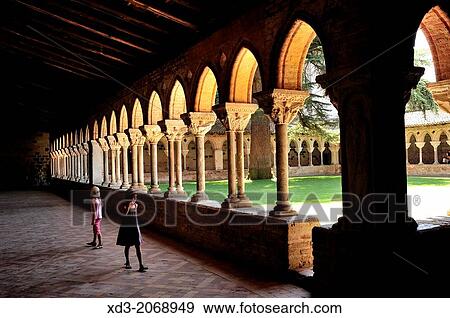 Moissac Abbey cloisters, Moissac, Tarn-et-Garonne Department, France. View Large Photo Image Stock Photo - Moissac Abbey cloisters, Moissac, Tarn-et-Garonne Department, France.. Fotosearch