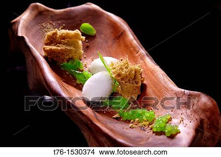 molecular gastronomy, pandanus leaf, cake, and green tea ice cream in Bangkok, Thailand View Large Photo Image Picture - molecular gastronomy, pandanus leaf, cake, and green tea ice cream in Bangkok, Thailand. Fotosearch