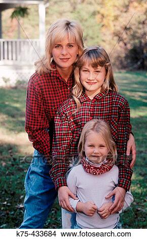Mom and her daughters View Large Photo Image Picture - Mom and her daughters. Fotosearch