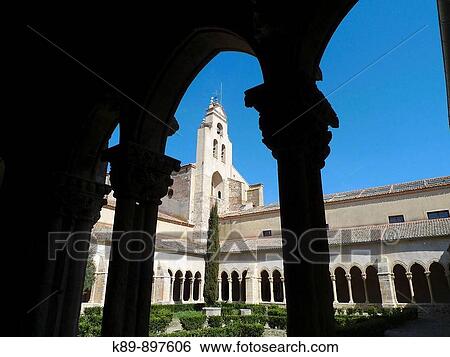 Stock Photograph - Monasterio de Santa Mar? a La Real de Nieva. Provincia de Segovia, Castilla, Espaa. Fotosearch