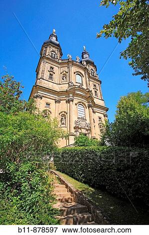 Stock Photo - Monastery of Banz near Bad Staffelstein, Upper Frankonia, Bavaria, Germany. Fotosearch