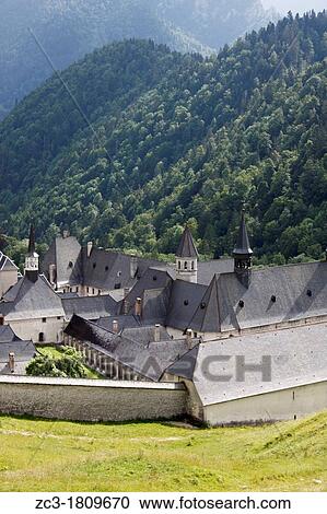 Monastery of la Grande Chartreuse, Is? re, Rh? ne-Alpes, France. View Large Photo Image Stock Image - Monastery of la Grande Chartreuse, Is? re, Rh? ne-Alpes, France.. Fotosearch