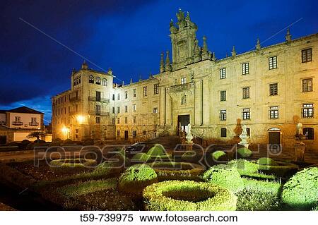 Monastery of San Martin Pinario, Santiago de Compostela. La Corua province, Galicia, Spain View Large Photo Image Stock Photography - Monastery of San Martin Pinario, Santiago de Compostela. La Corua province, Galicia, Spain. Fotosearch