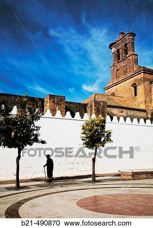 Stock Image - Monastery of Santa Clara, at Moguer. Huelva province. Spain.. Fotosearch