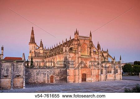 Stock Photography - Monastery of Santa Maria da Vitoria UNESCO World Heritage, Batalha, Estremadura, Portugal. Fotosearch