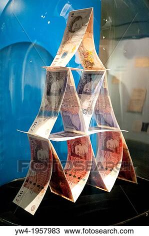 Money pyramid made of UK banknotes. View Large Photo Image Stock Image - Money pyramid made of UK banknotes.. Fotosearch