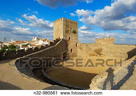 Monsaraz. Fortified Village. Alto Alentejo. Evora. Portugal. View Large Photo Image Stock Image - Monsaraz. Fortified Village. Alto Alentejo. Evora. Portugal.. Fotosearch
