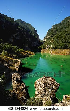 Picture - Mont-Rebei Congost Massif Montsec Lleida Pyrenees Mountains Catalonia Spain. Fotosearch