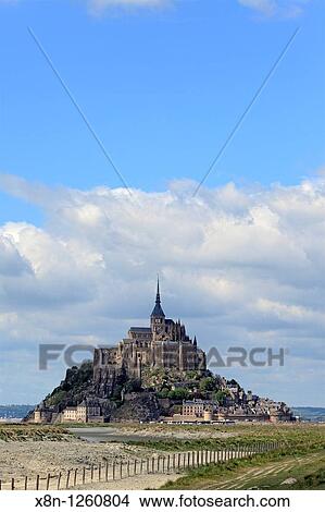 Mont Saint-Michel, Manche department, Lower Normandy, France View Large Photo Image Picture - Mont Saint-Michel, Manche department, Lower Normandy, France. Fotosearch