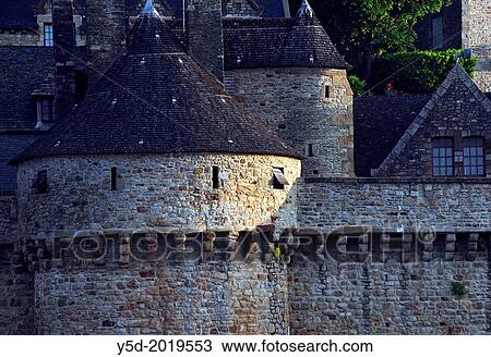 Stock Image - Mont Saint-Michel, Normandy, France.. Fotosearch