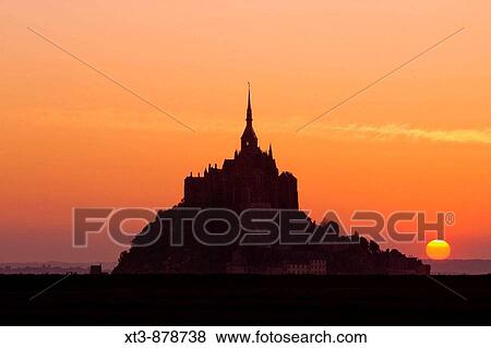 Mont-Saint-Michel, Normandy, France View Large Photo Image Stock Photo - Mont-Saint-Michel, Normandy, France. Fotosearch