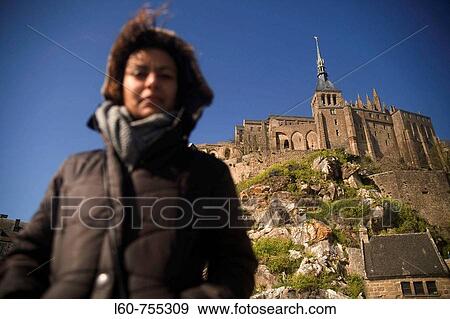 Mont St. Michel, Manche, Normandy, France View Large Photo Image Stock Photo - Mont St. Michel, Manche, Normandy, France. Fotosearch