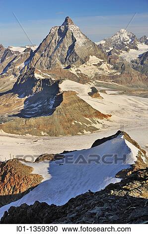 Monte Cervino Matterhorne Alpes, regi? n de Zermatt, Suiza View Large Photo Image Stock Image - Monte Cervino Matterhorne Alpes, regi? n de Zermatt, Suiza. Fotosearch