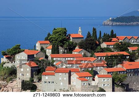 Monte, Sveti Stefan, Aman Resort, luxury holiday, View Large Photo Image Stock Image - Monte, Sveti Stefan, Aman Resort, luxury holiday,. Fotosearch
