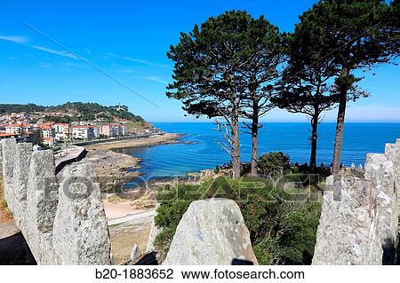Monterreal castle, Baiona, Pontevedra, Galicia, Spain. View Large Photo Image Stock Image - Monterreal castle, Baiona, Pontevedra, Galicia, Spain.. Fotosearch