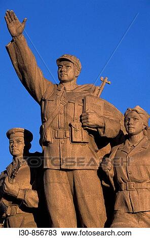 Monument in Tiananmen square, Beijing, China View Large Photo Image Stock Image - Monument in Tiananmen square, Beijing, China. Fotosearch