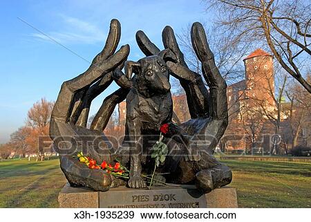 monument of dog Dzok, Wawel Royal Castle, Krakow, Poland, Central Europe View Large Photo Image Stock Photo - monument of dog Dzok, Wawel Royal Castle, Krakow, Poland, Central Europe. Fotosearch