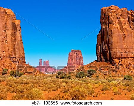 Stock Photograph - Monument Valley Arizona, Usa. Fotosearch
