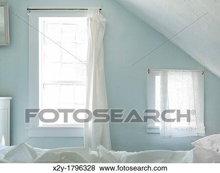 Moody bedroom windows View Large Photo Image Stock Photo - Moody bedroom windows. Fotosearch