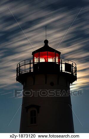 Moon lit Edgartown Lighthouse, Martha's Vineyard, Massachusetts, USA View Large Photo Image Stock Image - Moon lit Edgartown Lighthouse, Martha's Vineyard, Massachusetts, USA. Fotosearch
