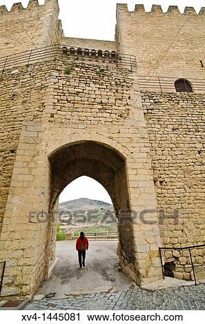 Morella mediaeval village Castell? n Spain View Large Photo Image Stock Image - Morella mediaeval village Castell? n Spain. Fotosearch