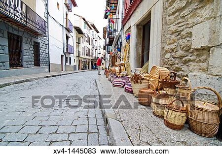 Stock Image - Morella mediaeval village Castell? n Spain. Fotosearch