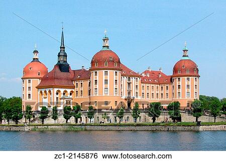 Moritzburg castle near Dresden - Caution: For the editorial use only. Not for advertising or other commercial use!. View Large Photo Image Stock Photograph - Moritzburg castle near Dresden - Caution: For the editorial use only. Not for advertising or other commercial use!.. Fotosearch