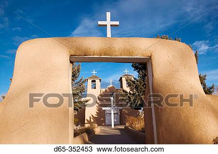 Morning view of San Francisco de As's Church built in 1815 by Franciscans. Ranchos de Taos. New Mexico, USA View Large Photo Image Stock Image - Morning view of San Francisco de As's Church built in 1815 by Franciscans. Ranchos de Taos. New Mexico, USA. Fotosearch