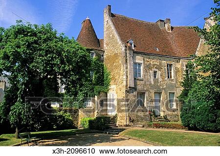 Mortagne-au-Perche, Regional Natural Park of Perche, public garden in front of the House of the Counts of Perche, Orne department, Lower Normandy region, France, Western Europe. View Large Photo Image Stock Image - Mortagne-au-Perche, Regional Natural Park of Perche, public garden in front of the House of the Counts of Perche, Orne department, Lower Normandy region, France, Western Europe.. Fotosearch