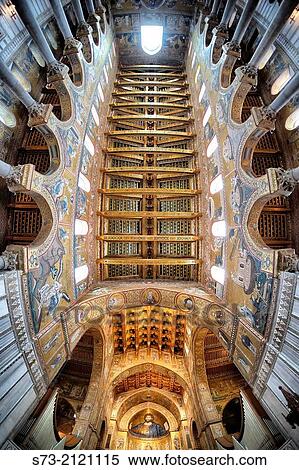 Mosaics desribing stories from the Bible, Dome of Monreale, Monreale, Palermo, Sicily, Italy View Large Photo Image Stock Photography - Mosaics desribing stories from the Bible, Dome of Monreale, Monreale, Palermo, Sicily, Italy. Fotosearch